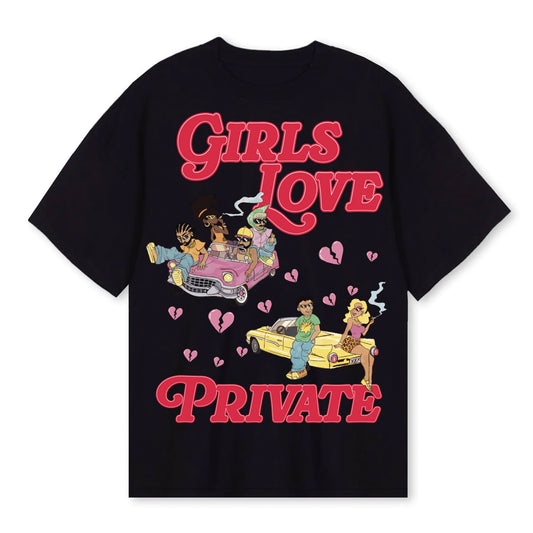 GIRLS LOVE PRIVATE BLACK